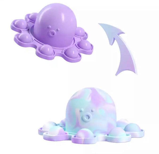 Reversible Octopus Pop It Keyring