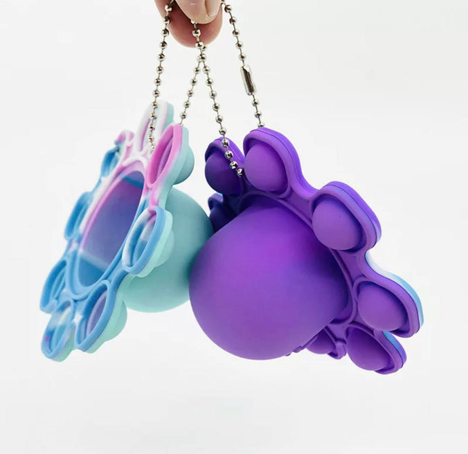 Reversible Octopus Pop It Keyring